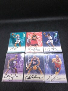 1999-00 SkyBox Auto 6枚 Auto 直筆サイン Autograph 直筆サインカード