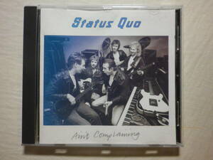 『Status Quo/Ain't Complaining(1988)』(VERTIGO 834 604-2,西ドイツ盤,UKロック,Burning Bridges,Who Gets The Love?)