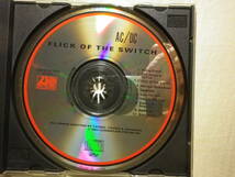 『AC/DC : Flick Of The Switch〔征服者〕(1983)』(1989年発売,18P2-2762,廃盤,国内盤,歌詞付,Guns For Hire,Nervous Shakedown)_画像3