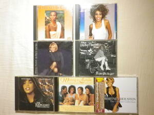 『Whitney Houston CD7枚セット』(Whitney Houston,Whitney,My Love Is Your Love,I'm Your Baby Tonight,The Bodyguard,Ultimate)