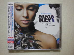 DVD付限定盤 『Alicia Keys/The Element Of Freedom～Deluxe Edition(2009)』(2010年発売,SICP-2583/4,国内盤帯付,歌詞対訳付)