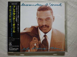 『Alexander O'neal/All True Man(1991)』(1991年発売,CSCS-5279,廃盤,国内盤帯付,歌詞付,What Is This Thing Called Love?,Soul,R&B)