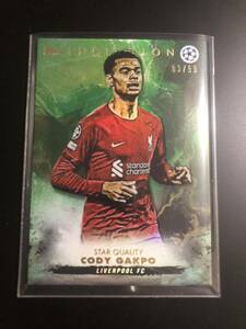 03/99 コーディガクポ TOPPS INCEPTION SOCCER STAR QUALITY CODY GAKPO LIVERPOOL リヴァプール