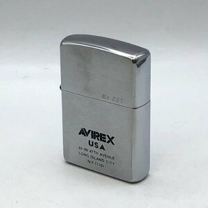 1円～/ZIPPO/ジッポー/AVIREX/No.0534/シルバーカラー/2003年製/ライター/煙草/喫煙具/喫煙グッズ/コレクション/火花OK/ジャンク/H009