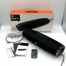 1円～/良品/JBL/BOOST TV/コンパクトTVスピーカー/Bluetooth/ワイヤレス/箱・付属品付/オーディオ機器/動作確認済/ジャンク/I042_画像1