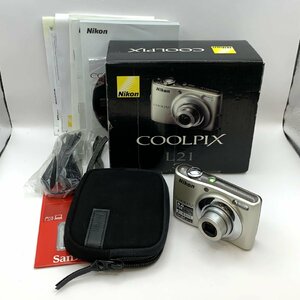 1円～/良品/Nikon/ニコン/COOLPIX/クールピクス/L21/箱・付属品付/デジタルカメラ/デジカメ/シャッターOK/通電確認済/ジャンク/I048