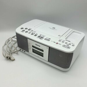 TOSHIBA/東芝/CDラジオカセットレコーダー/TY-CDK9/2018年製/ラジカセ/オーディオ機器/動作確認済/ジャンク/W024