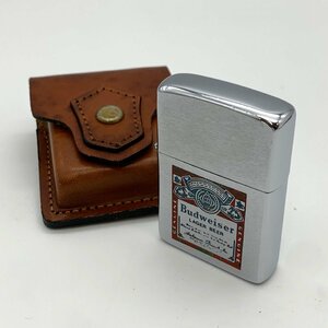 1円～/ZIPPO/ジッポー/Budweiser/LAGER BEER/バドワイザー/1981年製/ケース付/ライター/煙草/喫煙具/コレクション/火花OK/ジャンク/I101