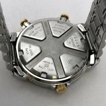 1円～/SEIKO/セイコー/YACHT TIMER/ヨットタイマー/8M37-7000/シルバー文字盤/コンビカラー/10BAR/クォーツ/メンズ腕時計/ジャンク/T109_画像8