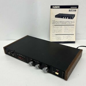 1円～/HAWK/ホーク/ECHO UNIT/エコーユニット/HR-101/付属品付/エフェクター/PA機器/通電確認済/ジャンク/W037