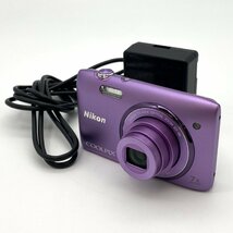 1円～/Nikon/ニコン/COOLPIX/クールピクス/S3500/デジタルカメラ/デジカメ/通電確認済/シャッターOK/ジャンク/HM109_画像1