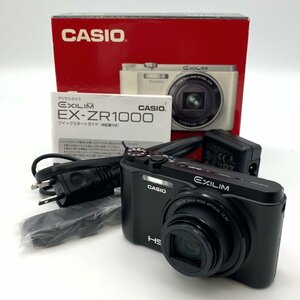 1 jpy ~/CASIO/ Casio /EXILIM/EX-ZR1000/ box * accessory attaching / compact digital camera / digital camera / shutter OK/ electrification verification settled / Junk /HM107