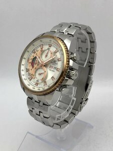 1円～/CASIO/カシオ/EDIFICE/エディフィス/EF-558/クロノグラフ/デイデイト/コンビカラー/100M/クォーツ/メンズ腕時計/ジャンク/T143