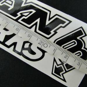 BMX ブランド カッティング ステッカー Frame Sticker 黒の画像5