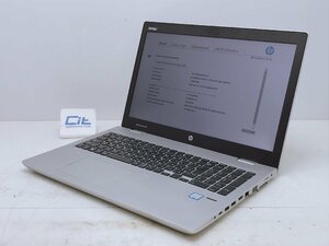 HP ProBook 650 G4 Core i7 8550U 1.8GHz 16GB SSD512GB HDD1TB 15.6 ジャンク扱い ACアダプター欠品 H12202