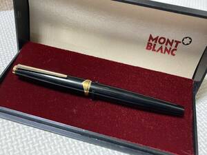 MONTBLANC モンブラン 万年筆 モンブラン 万年筆 ブラック ペン先750 カートリッジ式 デットストック