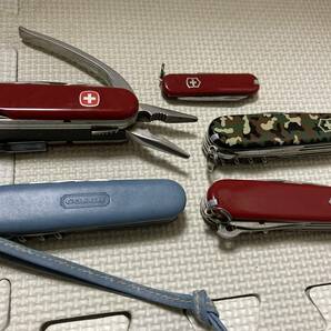 WENGER ウェンガー VICTORINOX ビクトリノックス COACH コーチ 万能ナイフ マルチツール 5本セット アウトドアの画像8