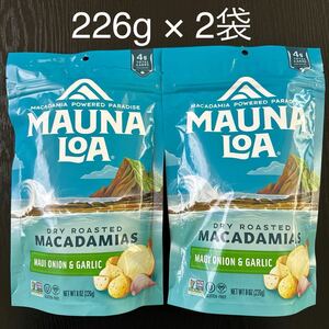MAUNALOAmauna lower mau Io ni on & garlic 226g 2 sack set macadamia nuts macadamia nuts Hawaii mau Io ni on MAUNA LOA