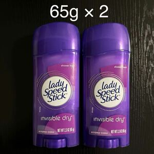 2本 セット Lady Speed Stick レディスピードスティック 65g シャワーフレッシュ 制汗剤 消臭 レディースピードスティック デオドラント