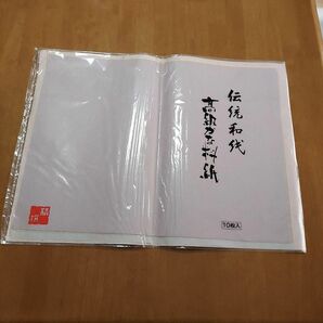 伝統和紙 高級かな料紙 書道 10枚入り かな用半紙