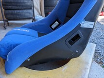 【KO】 SPARCO スパルコ フルバケットシート ブルー REV(レブ) ファイバー FIA公認 廃盤品 希少_画像7