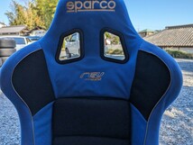 【KO】 SPARCO スパルコ フルバケットシート ブルー REV(レブ) ファイバー FIA公認 廃盤品 希少_画像5