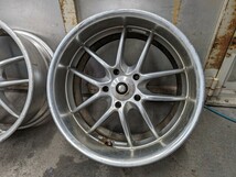 【TOM】 WORK MEISTER S2R マイスター 当時物 9J 17インチ 2本セット 114.3 5穴 ドリケツ 深リム_画像2