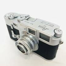1円 シャッター確認済み Leica M3 ライカ ダブルストローク レンジファインダー フィルム カメラ ボディ レンズ summaron 3.5cm 1:3.5 f3.5_画像3