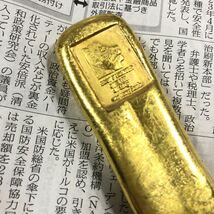 開運金貨　金棒　縁起物金錠 金元寶　金の延べ棒　縁起物　古美術　インテリア_画像2