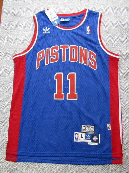 美品 NBA THOMAS #11 アイザイア・トーマス PISTONS デトロイト・ピストンズ ユニフォーム バッドボーイズ シャツ ジャージ L タンクトップ