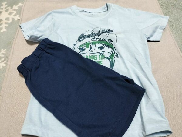 【KIDS 110】 パジャマ 上下セット 半袖Tシャツ