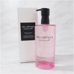 【未使用品】 shu uemura シュウウエムラ フレッシュ クリア サクラ クレンジング オイル 450mL サクラの香り ①の画像1