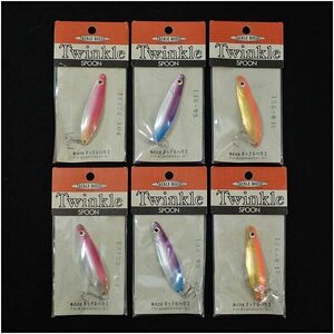 【未開封】 TACKLE HOUSE タックルハウス Twinkle SPOON ツインクルスプーン 13g 6個セット No.4 No.5 No.11