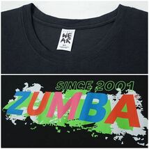 ZUMBA ズンバ Since 2001 Tee 半袖Tシャツ M/L ブラック_画像6