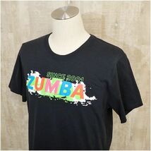 ZUMBA ズンバ Since 2001 Tee 半袖Tシャツ M/L ブラック_画像3