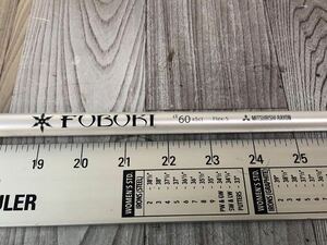 ☆☆ 送料無料 ☆☆ FUBUKI フブキ α60×5ct 三菱レイヨン FLEX S PING ピン G400対応 スリーブ付シャフト