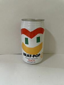 空缶 昭和レトロ サントリー BEAT-POP ビートポップ ピーチ 1988年製造 レトロ缶 当時物 空き缶 旧車 ブリパイ レトロ