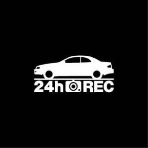 【ドラレコ】トヨタ カレン【200系】後期型 24時間 録画中 ステッカー