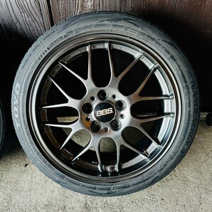 宮城発 鍛造 軽量 BBS RG-R RG749H 18インチ 7.5J オフセット50 PCD114.3 5穴 タイヤ付きの画像5