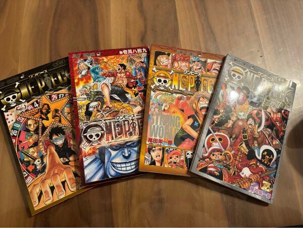 劇場版ワンピース 初回入場特典 4冊セット 零、千、七七七、壱萬八拾九
