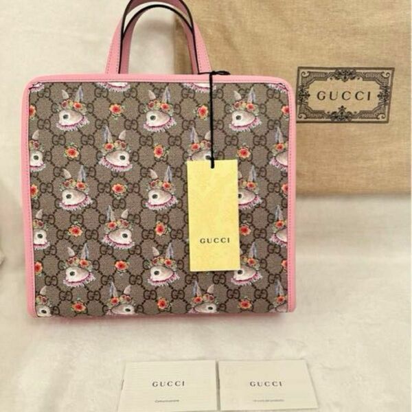 GUCCI チルドレントートバッグ　ヒグチユウココラボ　グッチ新品未使用タグ付き 2way