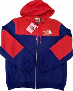 新品GUCCI×THE NORTH FACE ジップアップジャケット パーカー ザノースフェイス スウェットパーカー