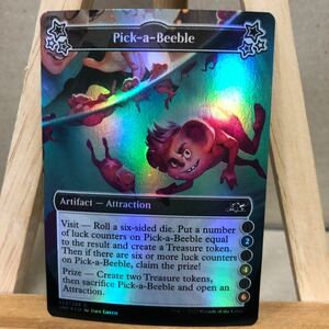 MTG【Foil】(223b)《Pick-a-Beeble》(②④⑥)[UNF] 茶 英語版 Unfinity コモン