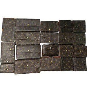 【まとめ売り】1円～ LOUIS VUITTON ルイヴィトン モノグラム 長財布・コインケース・キーケース他 20点 [M4810] 