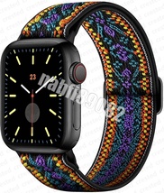 マル得◎Apple Watch ベルト アップルウォッチ 38MM-40MM-41MM/42MM-44MM -45MM バンド 弾性ナイロンソロループブレスレット_画像9