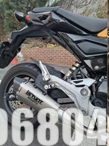 超得★【GROM125/グロム125専用】カーボン調サイレンサー + エキパイ/フロントパイプセット【2013年式-2021年式】車種専用設計