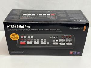 通電OK BLACKMAGIC DESIGN ATEM MINI PRO ライブストリーミングスイッチャー ブラックマジックデザイン ジャンク扱