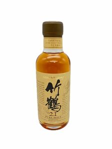 竹鶴21年 180ml 終売品　ベビーボトル　ニッカ　ウイスキー　ミニチュアボトル　古酒　余市　宮城峡　 NIKKA