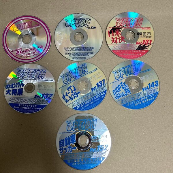 OPTION DVD 7点　ディスクのみ