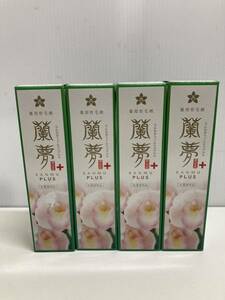 薬用育毛剤　蘭夢 ＋ プラス 100ml プッシュタイプ 4本セット 河野メリクロン 蘭夢 黄金　未開封品